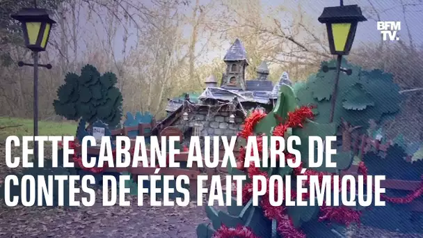Construite par un SDF près de Toulouse, cette cabane aux airs de contes de fées fait polémique