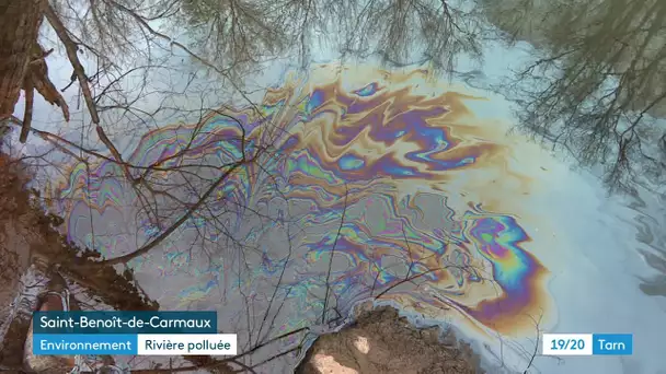 Pollution : Une fuite d'hydrocarbures dans la rivière Cérou dans le Tarn