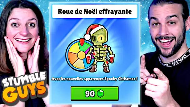 NOUVELLE ROUE SKIN DE NOEL SUR STUMBLE GUYS !