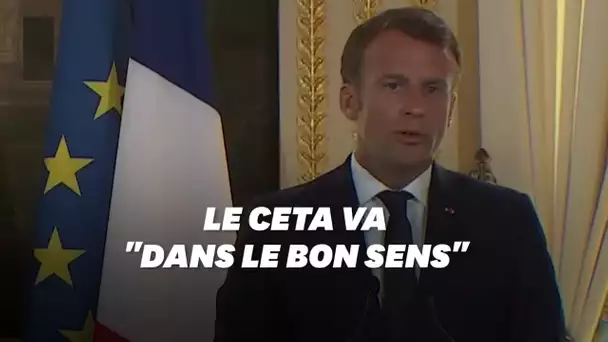 Macron répond à Hulot sur le Ceta et lui enjoint de "prendre ses responsabilités"