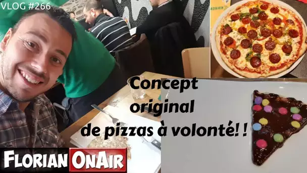 Concept original de PIZZA A VOLONTE à Nantes - VLOG #266