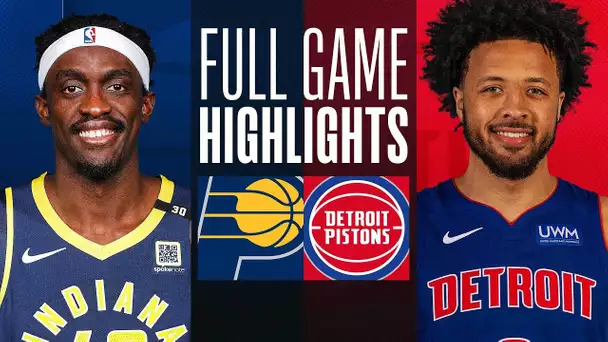 PACERS at PISTONS | FULL GAME HIGHLIGHTS | March 20, 2024