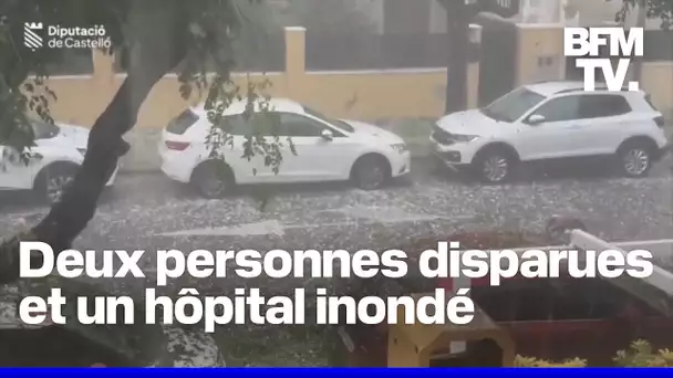 Des inondations, causées par de fortes précipitations, ont frappé le nord-est de l'Espagne