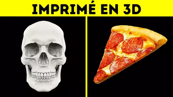 Objets Imprimés en 3D : Des Organes Humains à de la Simple Pizza