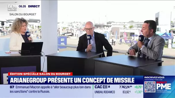 Michel Cabirol (La Tribune) et Martin Sion (ArianeGroup): ArianeGroup met l'accent sur la défense