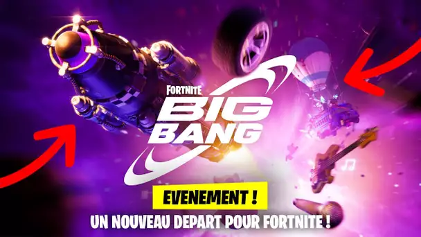 EVENEMENT BIG BANG : UN NOUVEAU DEPART POUR FORTNITE ! (FORTNITE EVENEMENT SAISON OG)