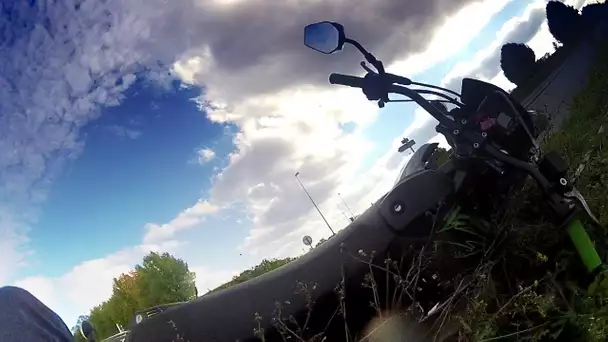 GoPro : Chute en Derbi DRD X-Trem 50cc