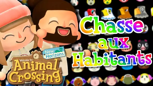 LE PLEIN D'HABITANT COOL DANS CETTE CHASSE ! | ANIMAL CROSSING NEW HORIZONS EPISODE 65 CO-OP