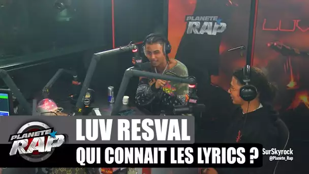 Luv Resval - Qui connaît les lyrics ? avec Savage Toddy & Cokein ! #PlanèteRap