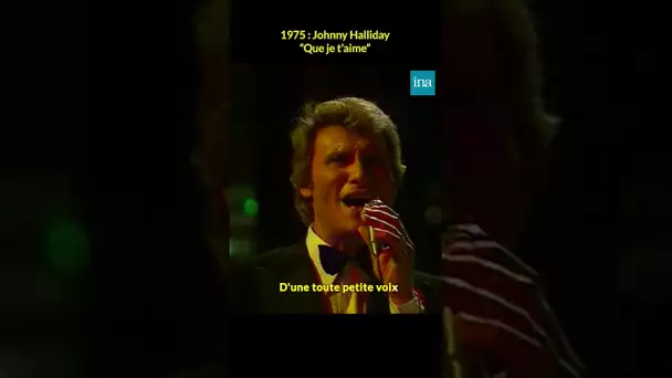 Johnny Hallyday vous aime ❤️‍🔥  #INA #shorts