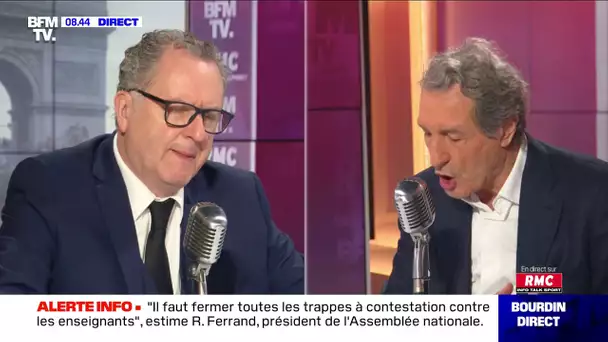 Richard Ferrand face à Jean-Jacques Bourdin en direct