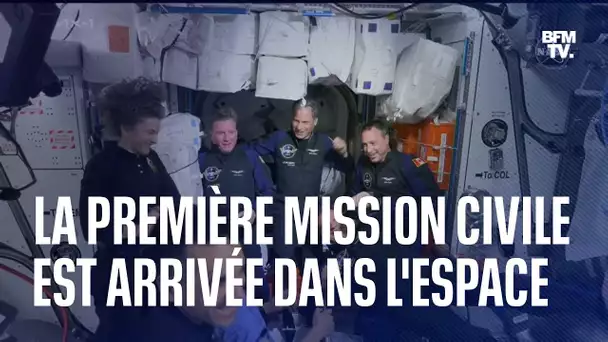 Les images de l'arrivée de la première mission civile de SpaceX dans l'ISS