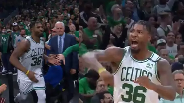 Marcus Smart Returns From Injury & Receives A Standing Ovation In Game 3!