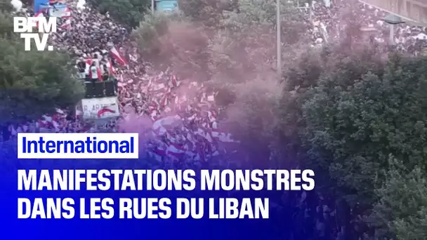 Liban: manifestations monstres dans les rues du pays