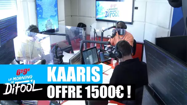 Kaaris offre 1500€ à un auditeur ! #MorningDeDifool
