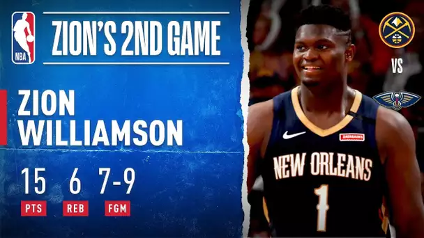 Zion Records 15 PTS On 7-9 FGM In Second Career Game!