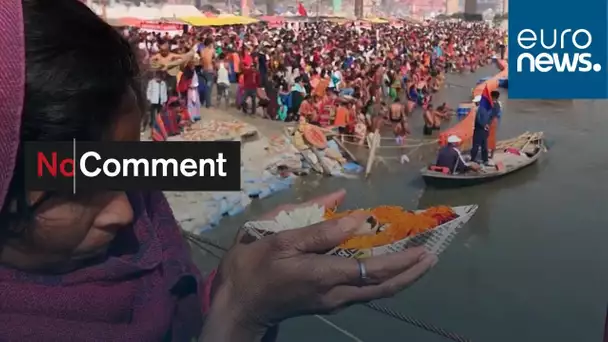 Le festival hindou du Magh Mela attire des millions de fidèles en Inde