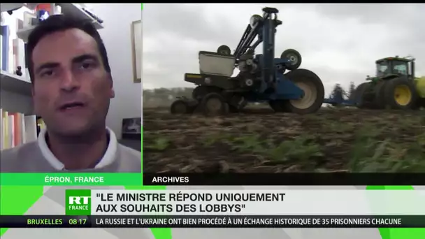 Pesticides : «Le ministre répond uniquement aux souhaits des lobbies» pour Franck Guéguéniat