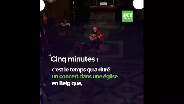 Belgique : 4000 euros d’amende… pour cinq minutes de concert