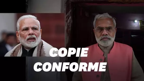 Ce sosie de Narendra Modi, le premier ministre indien, se présente contre lui aux législatives