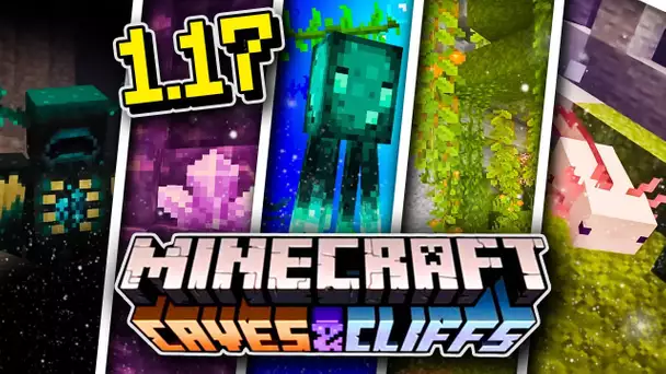 Minecraft 1.17 - Cave et Montagne Update + Teaser cité du swag