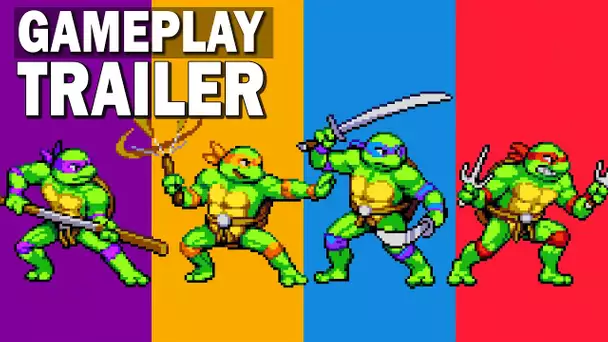 TMNT Shredder’s Revenge : GAMEPLAY TRAILER (Suite Spirituelle Tortues Ninja Turtles in Time)