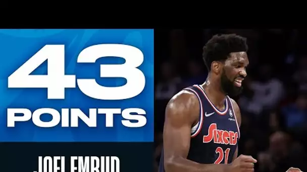 Embiid's MONSTER Performance 😲 43 PTS, 14 REB, 3 BLK