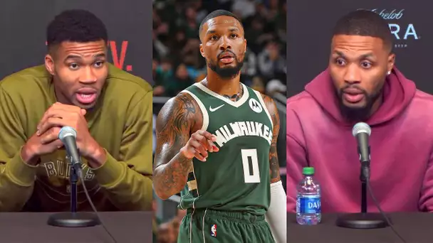 Damian Lillard & Giannis Talk Dame's Bucks Debut!