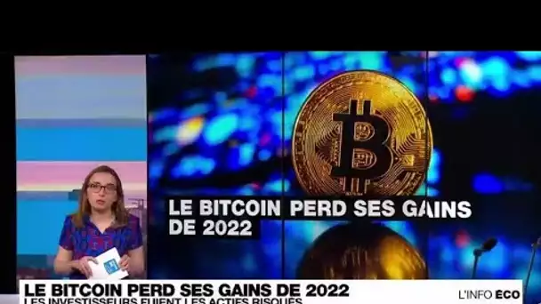 Le bitcoin perd ses gains de 2022 : les investisseurs fuient les actifs risqués • FRANCE 24