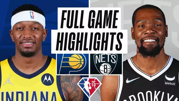 PACERS at NETS | FULL GAME HIGHLIGHTS | October 29, 2021