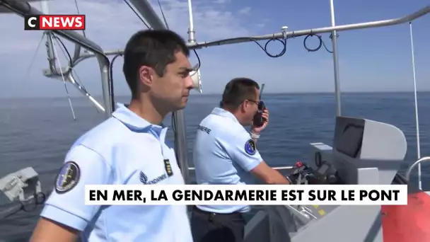 En mer, la gendarmerie est sur le pont