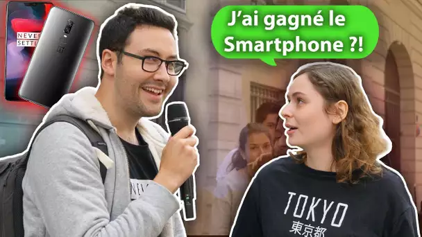 J&#039;offre un Smartphone à celui qui répond !