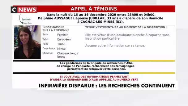 Disparition dans le Tarn : les recherches continuent pour retrouver une infirmière disparue