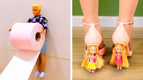 Fantastiques créations et astuces pour poupées 🤩😍Créations de Barbie pour la décoration de la maison