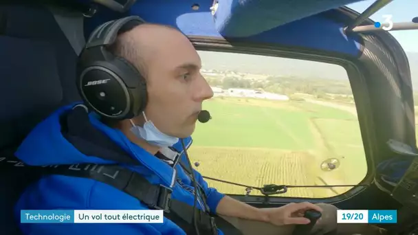 Chambéry : un vol en avion tout électrique