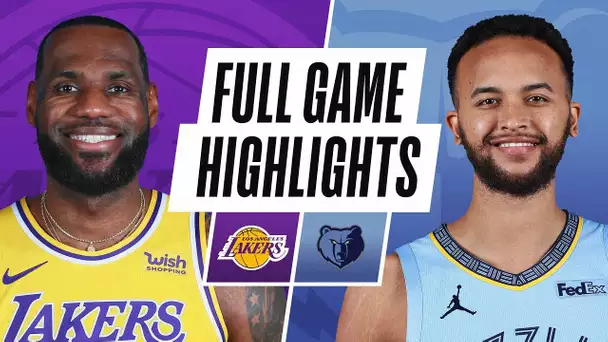 LAKERS at GRIZZLIES | FULL GAME HIGHLIGHTS | January 3, 2021