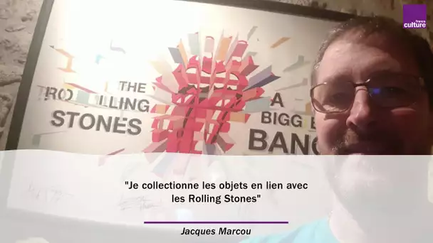 Je collectionne les objets en lien avec les Rolling Stones