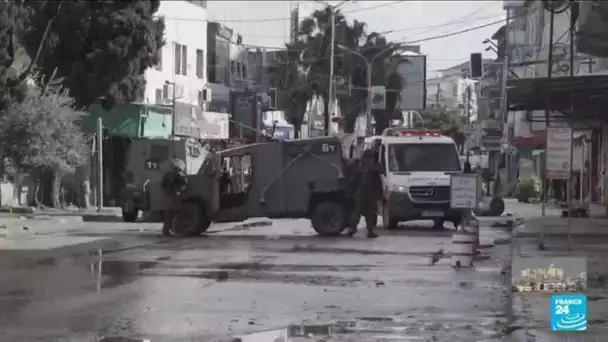 À Jénine, trois jours d'incursion militaire de l’armée israélienne • FRANCE 24