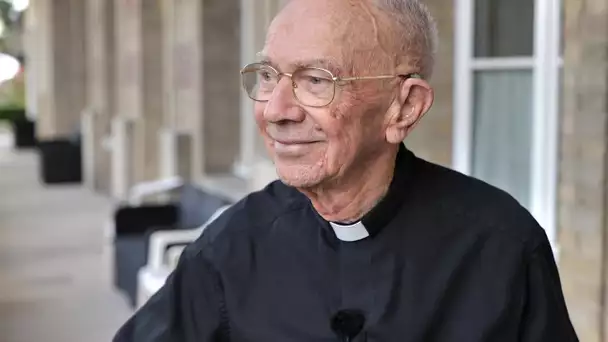Toujours actif, le père Pierre Girard, 92 ans, prêtre auxiliaire du diocèse de Rouen