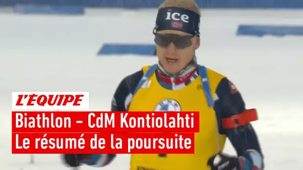 Biathlon 2022 - Johannes Boe enchaîne avec la poursuite, Émilien Jacquelin ferme le podium