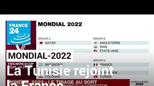 Mondial-2022 : la Tunisie rejoint la France en Groupe D • FRANCE 24