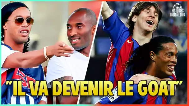 Ce que Ronaldinho a dit à Kobe Bryant sur Leo Messi en 2004 est INCROYABLE