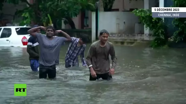 🇮🇳 Inde : au moins huit personnes ont été tuées par le cyclone Michaung