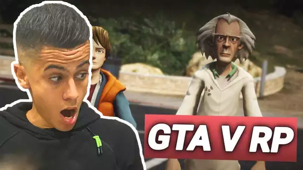 GTA 5 RP TROLL : MARTY MCFLY DEBARQUENT EN VILLE ! (retour vers le futur)