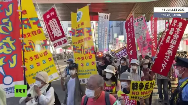 🇯🇵 Japon : rassemblement à Tokyo contre la participation du premier ministre au sommet de l'OTAN