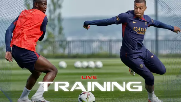 ⚽️ Olympique Lyonnais - Paris Saint-Germain : training session live from the Campus PSG 🔴🔵