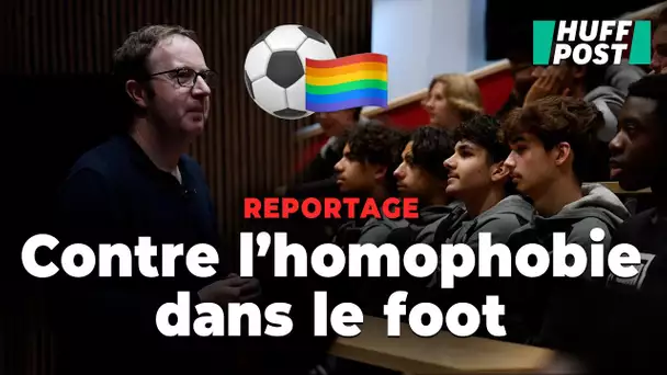 Pour lutter contre l’homophobie dans le foot, Yoann Lemaire rencontre les jeunes en formations