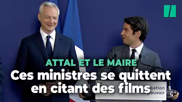 À Bercy, Attal et Le Maire se quittent en citant Indiana Jones et Mission impossible