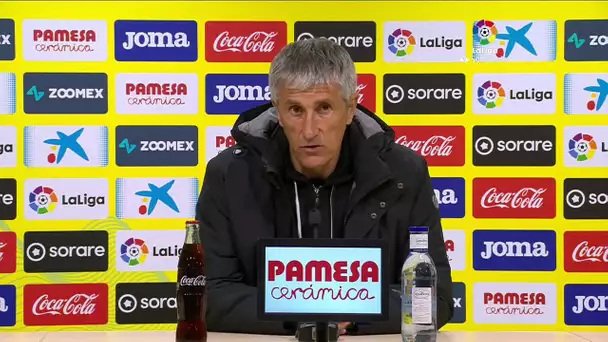 Rueda de prensa Villarreal CF vs Getafe CF