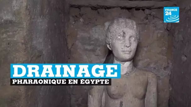 En Egypte, le drainage pharaonique des catacombes d&#039;Alexandrie
